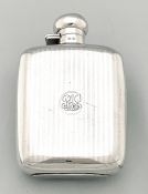 Art Deco Sterling Silver Hip Flask, circa 1925