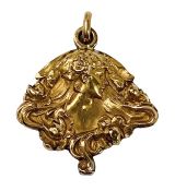 Art Nouveau 18kt Yellow Gold Locket