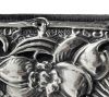 Art Nouveau Edwardian Era Sterling Silver Framed Vanity Mirror, circa 1904
