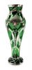 Art Nouveau Silver Overlay Vase, American Origin circa 1900-10