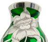Art Nouveau Silver Overlay Vase, American Origin circa 1900-10