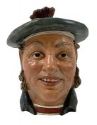 Austrian Terra Cotta Figural Tobacco Jar/Humidor, Early 20th Century