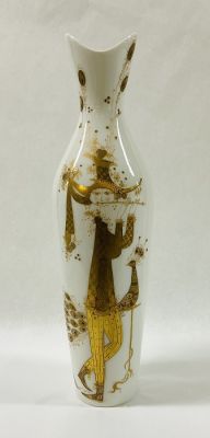 Bjorn Wiinblad For Rosenthal Studio Line Quatre Couleurs Porcelain Vase, circa 1960s