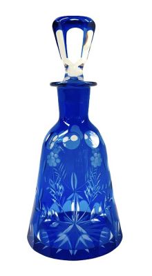 Bohemian Cut Crystal Decanter
