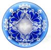 Bohemian Cut Crystal Finger Bowls and Cocktail Plates, Early 20th Century