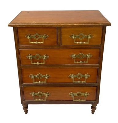 Eastlake Walnut Spice Chest, North American, circa 1890
