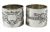 Continental European 800 Fine Silver Napkin Rings, circa 1900