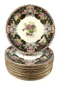 Crown Staffordshire Service Plates, Made Exclusively For Tiffany & Co., circa 1910