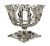  Early Victorian Sterling Silver And Glass Salt Cellars, circa 1844