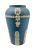 Ecanada Art Pottery Vase In Blue And White, circa 1930-40s