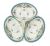 Edwardian Era Minton Bone China “Japonica” Pattern Trefoil Serving Dish