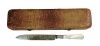 Edwardian Era Silver And Mother-Of-Pearl Handled Cake Knife In The Original Presentation Box