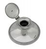 Edwardian Era Sterling Silver Inkwell, English Hallmarks For Sheffield 1911