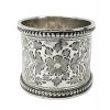 Edwardian Sterling Silver Napkin Rings, circa 1901
