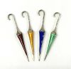 English Art Deco Sterling Silver Novelty Cocktail Picks, circa 1938