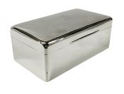 English Sterling Silver Box With Cedar Lined Interior, circa 1901