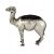 English Sterling Silver Figural Camel Pin Cushion, circa 1906