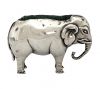English Sterling Silver Figural Elephant Pin Cushion, circa 1909