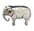 English Sterling Silver Figural Elephant Pin Cushion, circa 1909