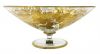 Etched And Gilded Glass Tazza