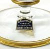 Etched And Gilded Glass Tazza