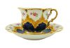 Magnificent Meissen Coffee Service In “Royal Blue Gold Bronze Strewn Flowers” Pattern, Germany, 20th Century