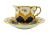 Magnificent Meissen Coffee Service In “Royal Blue Gold Bronze Strewn Flowers” Pattern, Germany, 20th Century