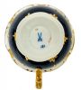 Magnificent Meissen Coffee Service In “Royal Blue Gold Bronze Strewn Flowers” Pattern, Germany, 20th Century