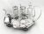 Figural Silver Plate Roadster - Shape Cruet Set, English, circa 1920