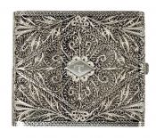 Filigree Sterling Silver Case, Early 20th Century