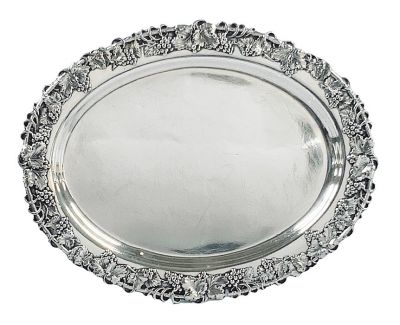 Fradley & Co. Sterling Silver Oval Tray