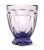 French Art Deco Amethyst Coloured Cut Glass Cocktail Shaker And Glasses