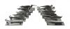 French Art Deco Silver Plated Figural Knife Rests, Made In France, Late 1930s