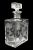 French Crystal Decanter With 950 Fine Silver Collar, circa 1930