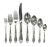 International Silver Company Sterling Flatware Set For 12, “Rhapsody” Pattern