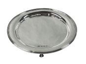 Irish Sterling Silver Claw Foot Waiter, Hallmarked For Dublin 1965