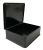 Nightmare Alley Prop - Japanese Black Lacquered Box, Meiji Period, circa 1880-1900
