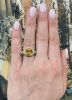 Judith Ripka Citrine and Diamond Ring