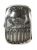 Jugendstil 800 Fine Silver Case, Germany, circa 1910