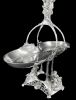 Jugendstil WMF Silver Plate And Cut Crystal Epergne