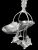Jugendstil WMF Silver Plate And Cut Crystal Epergne