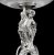Jugendstil WMF Silver Plate And Cut Crystal Epergne