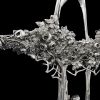 Jugendstil WMF Silver Plate And Cut Crystal Epergne