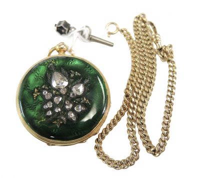 Key Wind Hunter’s Case Pocket Watch