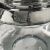 Large Victorian Sterling Silver Mounted Controlled Bubbles Inkwell, circa 1900