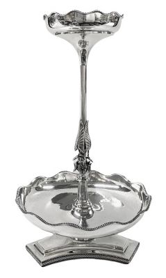 Late Victorian Silver Plate Epergne, circa 1890