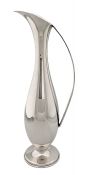 Mid-Century Modern 800 Fine Silver Ewer, Made In Italy