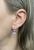 Modern Amethyst Sugarloaf Doublet Drop Earrings