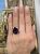 Modern Ametrine and Diamond Ring