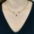 Modern Ruby and Diamond Necklace